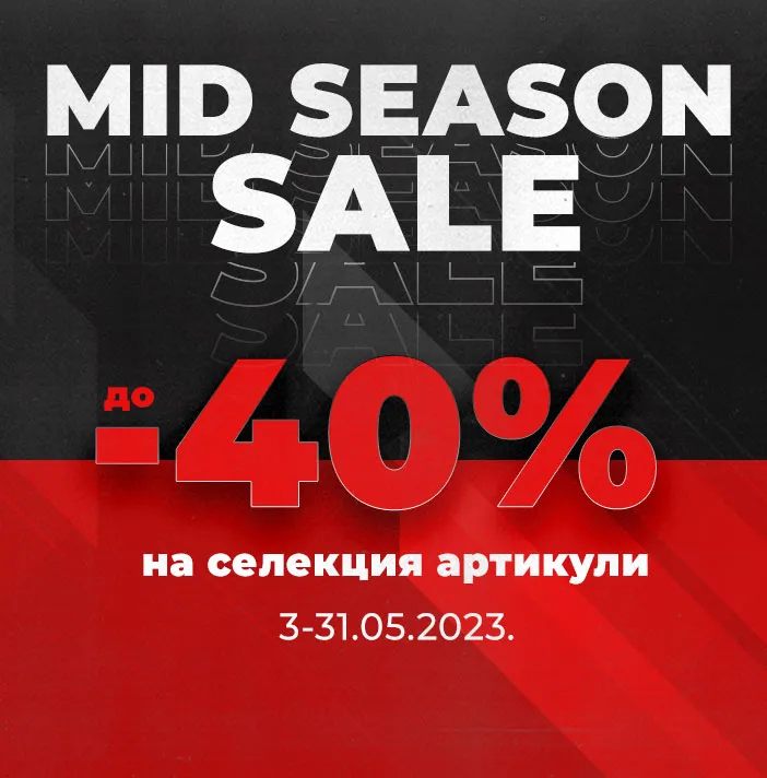 Mid season Sale up to 40%